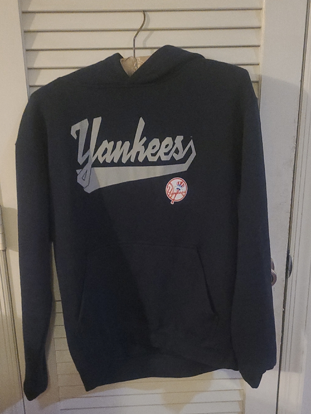 Kids Navy Yankee Hoodie Sweatshirt bought at Stadium.. Never Worn ..